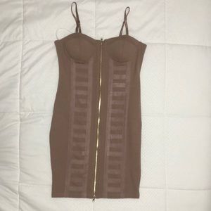 Mauve body-con dress, size Medium
